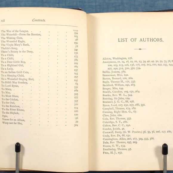 Antique "The Laurel and Lyre: Fugitive Poetry of the Nineteenth Century" 1867 - Picture 10 of 13
